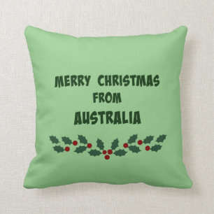 Merry Christmas from Australia Cushion