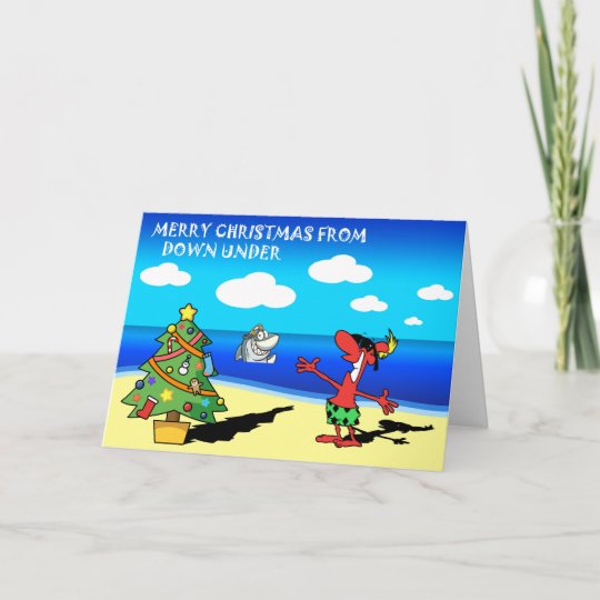 Merry Christmas from Australia Greeting Card | Zazzle.com.au