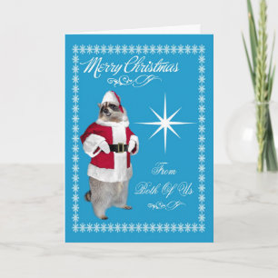Merry Christmas From Both Of Us Greeting Card