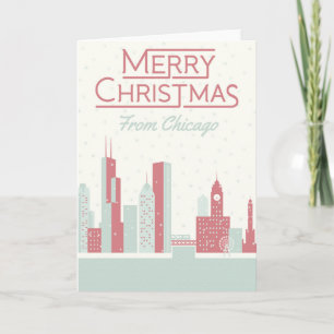 Merry Christmas from Chicago Card