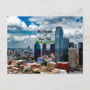 Merry Christmas from Dallas, Texas Holiday Postcard