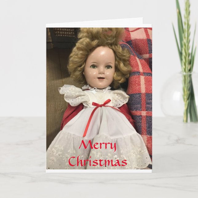 *MERRY CHRISTMAS FROM DOLL TO OUR NIECE* HOLIDAY CARD (Front)