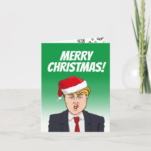 Merry Christmas from Donald Trump Card (Front)