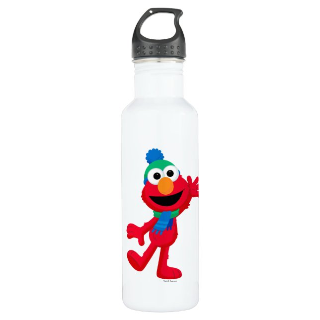 Merry Christmas from Elmo 710 Ml Water Bottle (Front)