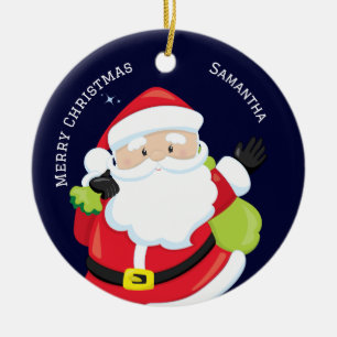 Merry Christmas from family Ceramic Ornament