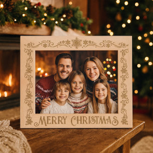Merry Christmas From Family, Team, Friends, Office Etched Frames