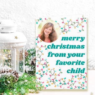 Merry Christmas from Favourite Child Fun Photo Holiday Card