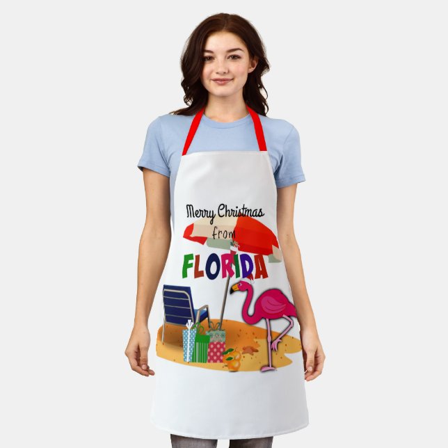 Merry Christmas from Florida Apron (Worn)