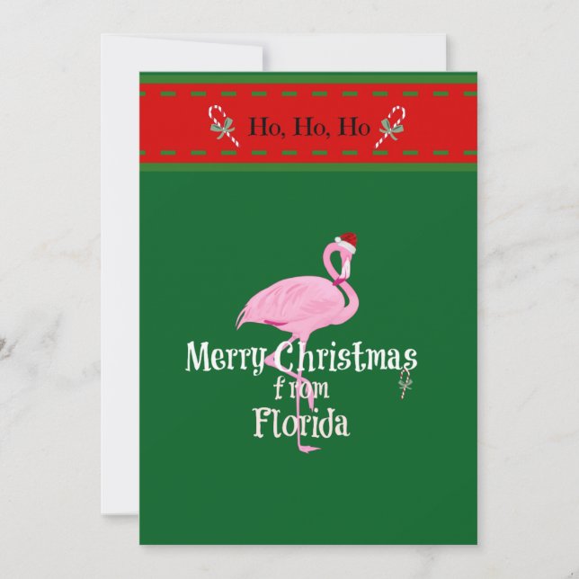 Merry Christmas from Florida Holiday Card (Front)