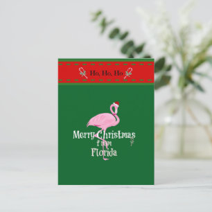 Merry Christmas from Florida Postcard