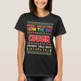 Merry Christmas From Gay Cousin LGBT Santa Sweater