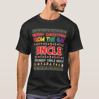 Merry Christmas From Gay Uncle LGBT Santa Sweater