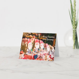Merry Christmas from Germany - German Cookies  Card