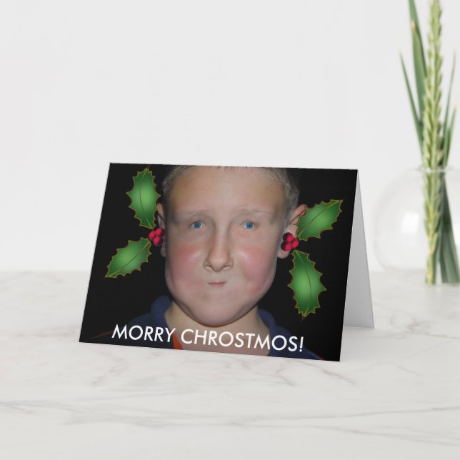 Merry Christmas from Jommy Holiday Card (Front)