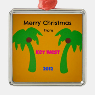 Merry Christmas from Key West 2012 Metal Tree Decoration