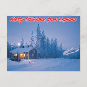Merry Christmas from Lapland Postcard