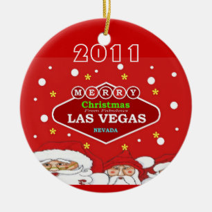 Merry Christmas from Las Vegas Ornament