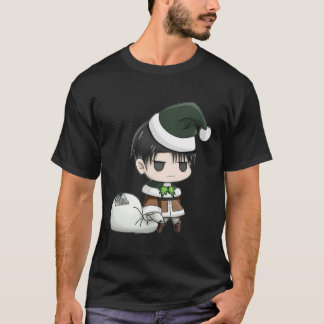 Merry Christmas From Levi Ackerman Attack on Titan T-Shirt