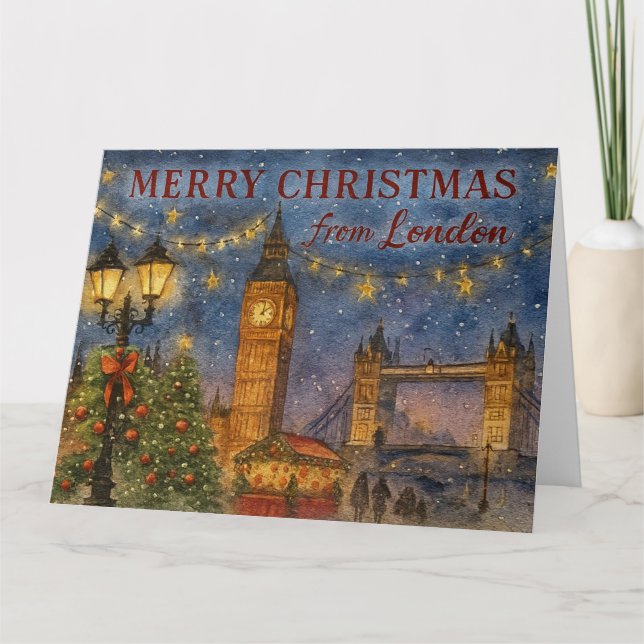Merry Christmas from London Card (Front)