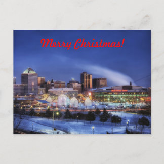 Merry Christmas From Minnesota Holiday Postcard