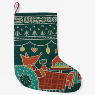 Merry Christmas from My Fox Hole! Small Christmas Stocking