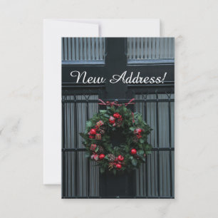 Merry Christmas from New Address Card