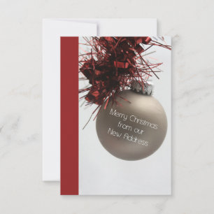 Merry Christmas from New Address Card