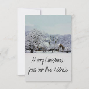 Merry Christmas from New Address Card