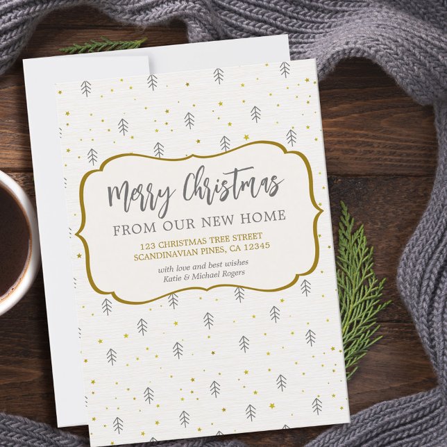 Merry Christmas from New Home Scandinavian Pines Announcement (Creator Uploaded)