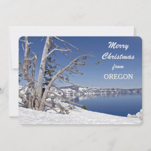 Merry Christmas from Oregon Photo Template
