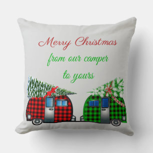 Merry Christmas from our camper to yours Cushion