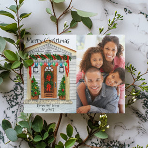 Merry Christmas From Our home Photo Template 