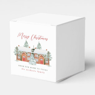 Merry Christmas From Our Home to Yours Favour Box