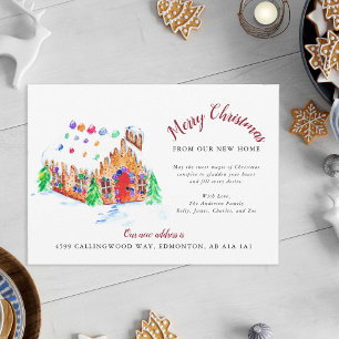 Merry Christmas from our New Home Moving Address Announcement