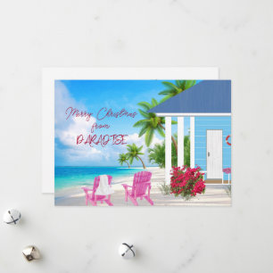 Merry Christmas from Paradise Holiday Card