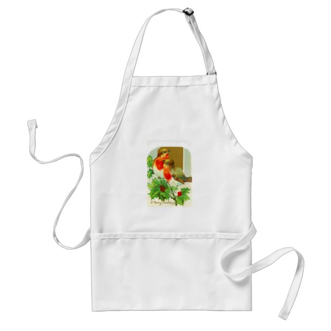 Merry Christmas from robins Standard Apron (Front)
