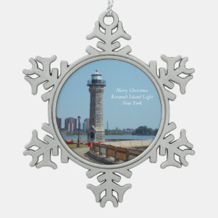 Merry Christmas from Roosevelt Is. Light Ornament