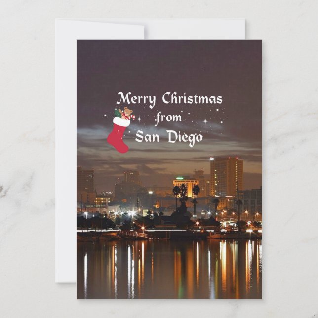 Merry Christmas from San Diego Card (Front)