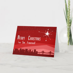 Merry Christmas From San Francsico Holiday Card