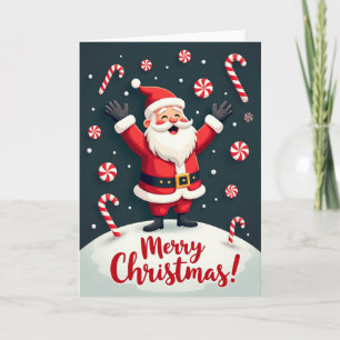 Merry Christmas From Santa Card