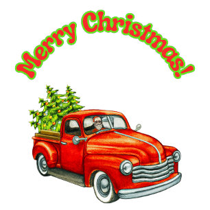 Merry Christmas from Santa Card