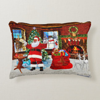Merry Christmas from Santa Decorative Cushion