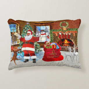 Merry Christmas from Santa Decorative Cushion