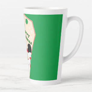 Merry Christmas From Santa Gift Tag Latte Mug