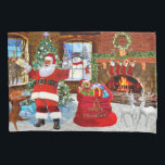 Merry Christmas from Santa Pillowcase<br><div class="desc">Christmastime is when our hearts are full of joy,  kids dream about their wishful toy,  and to celebrate this special occasion is a "Merry Christmas" from Santa across our great American nation!</div>