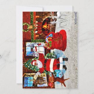 Merry Christmas from Santa Thank You Card