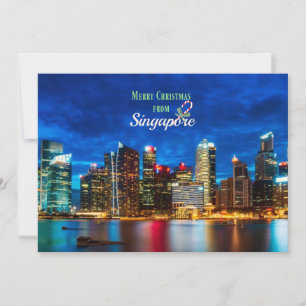 Merry Christmas from Singapore Card