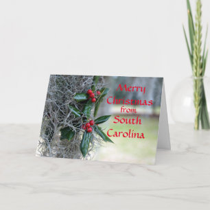 Merry Christmas from South Carolina Holiday Card
