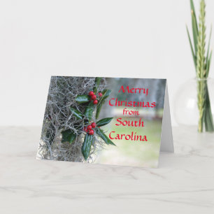 Merry Christmas from South Carolina Holiday Card