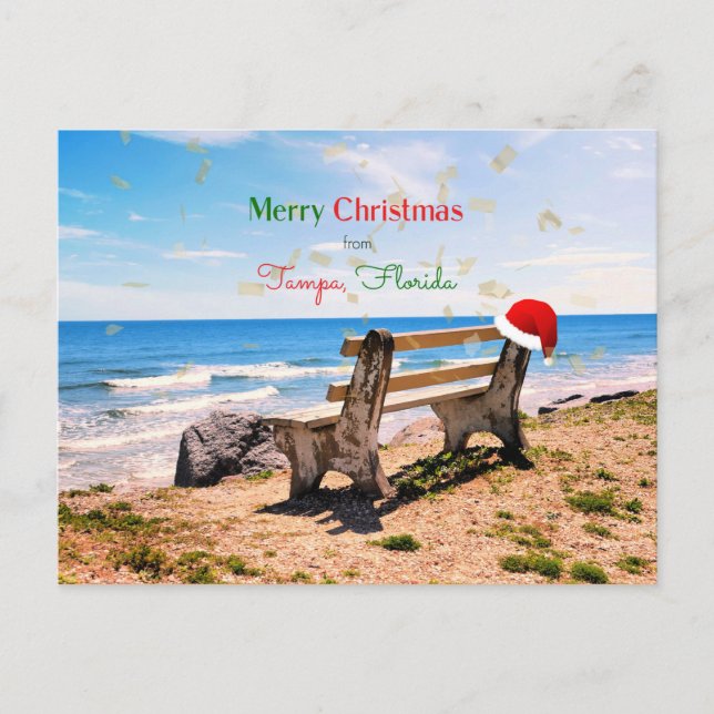 Merry Christmas from Tampa, Florida Postcard (Front)